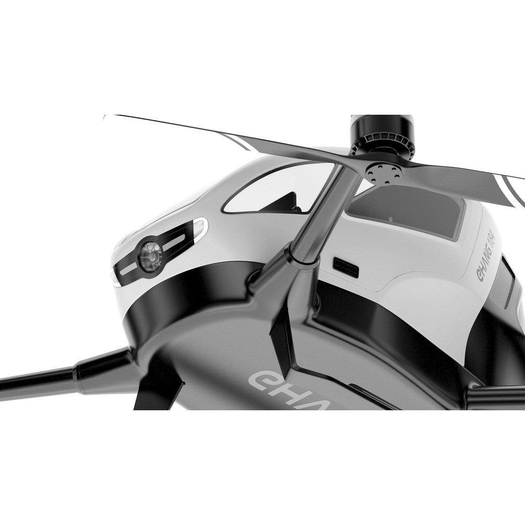 Ehang 184 Drone-Taxi 3D Model – High Poly PBR Game Asset, FBX - View 21