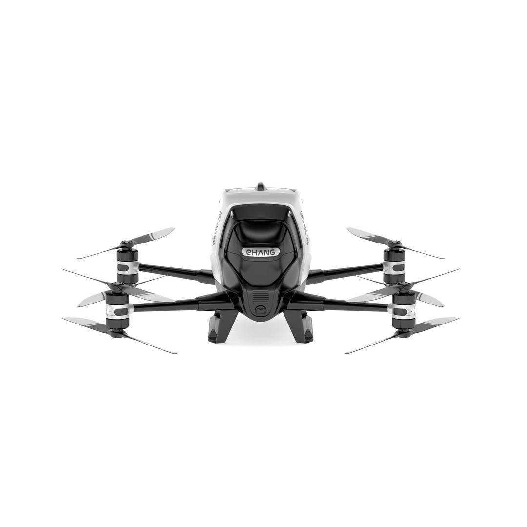Ehang 184 Drone-Taxi 3D Model – High Poly PBR Game Asset, FBX - View 6