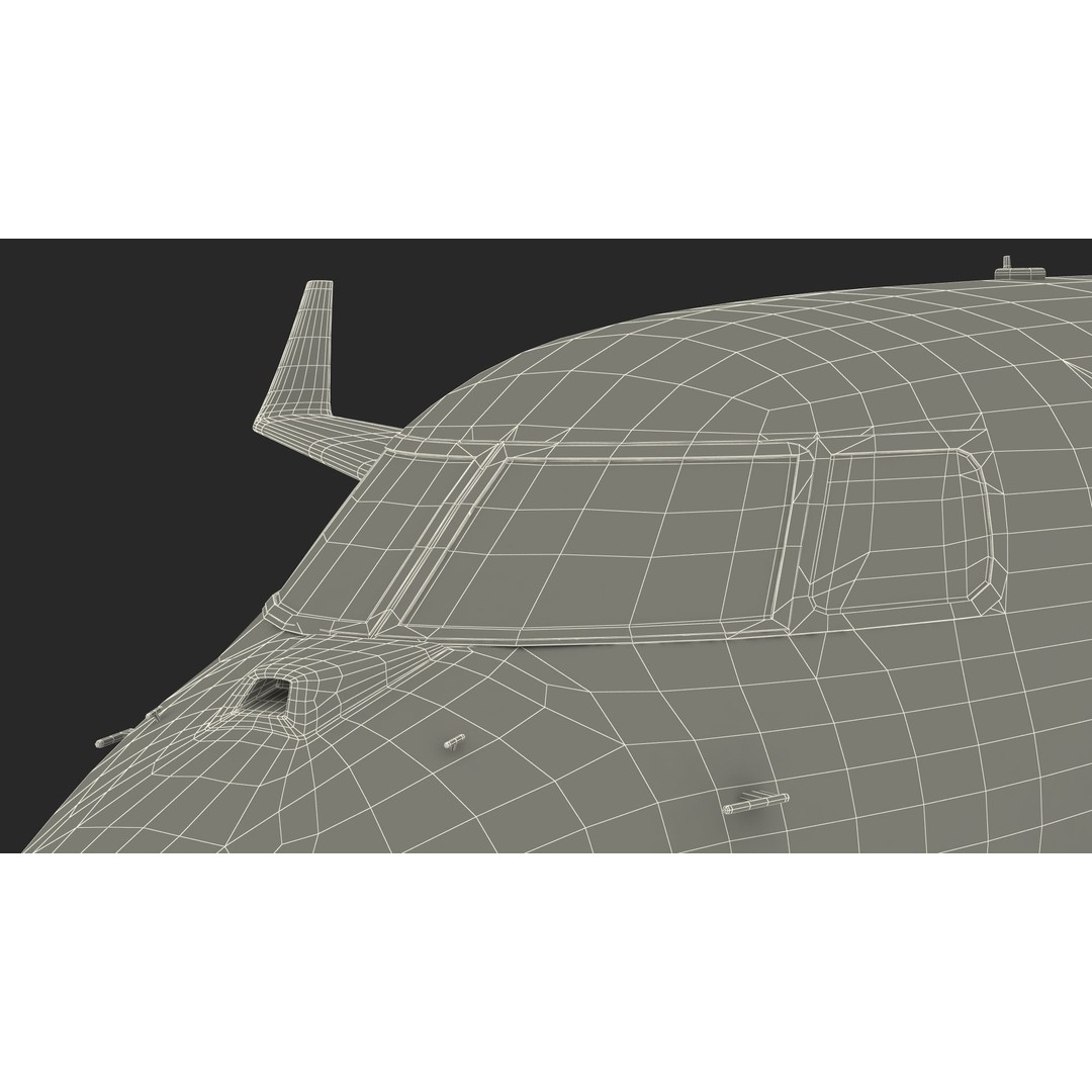 Gulfstream G800 3D Model – Large Business Jet, PBR, FBX - View 39