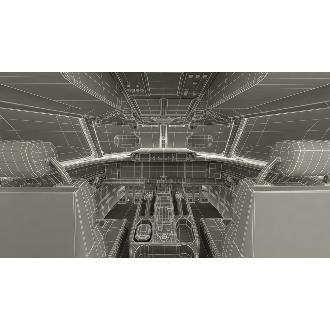 Gulfstream G800 3D Model – Large Business Jet, PBR, FBX - View 40