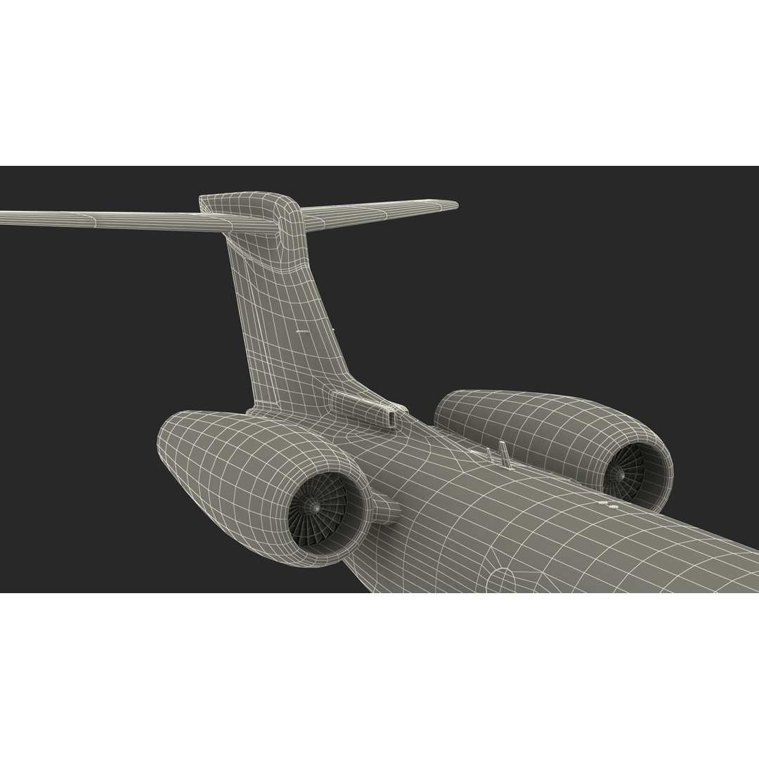 Gulfstream G800 3D Model – Large Business Jet, PBR, FBX - View 43
