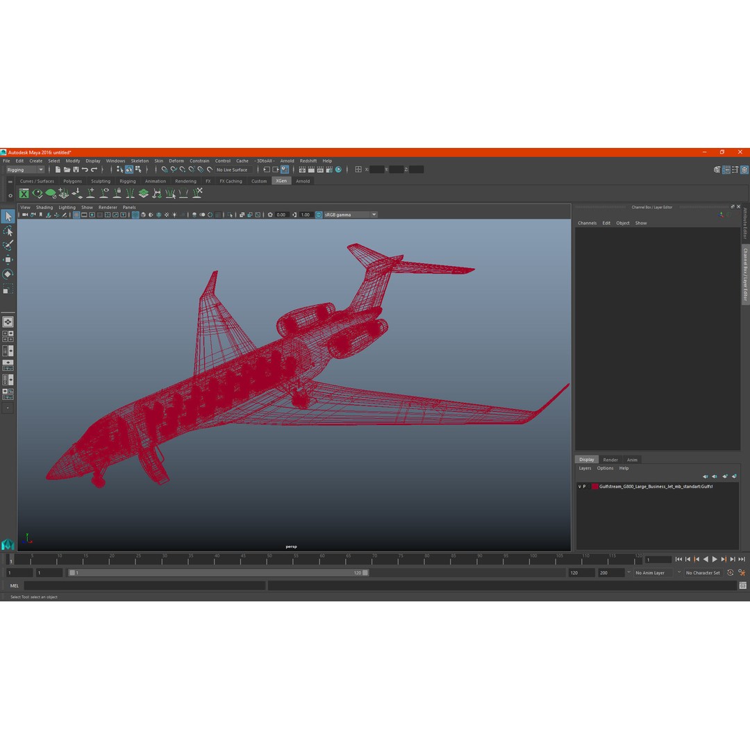 Gulfstream G800 3D Model – Large Business Jet, PBR, FBX - View 46