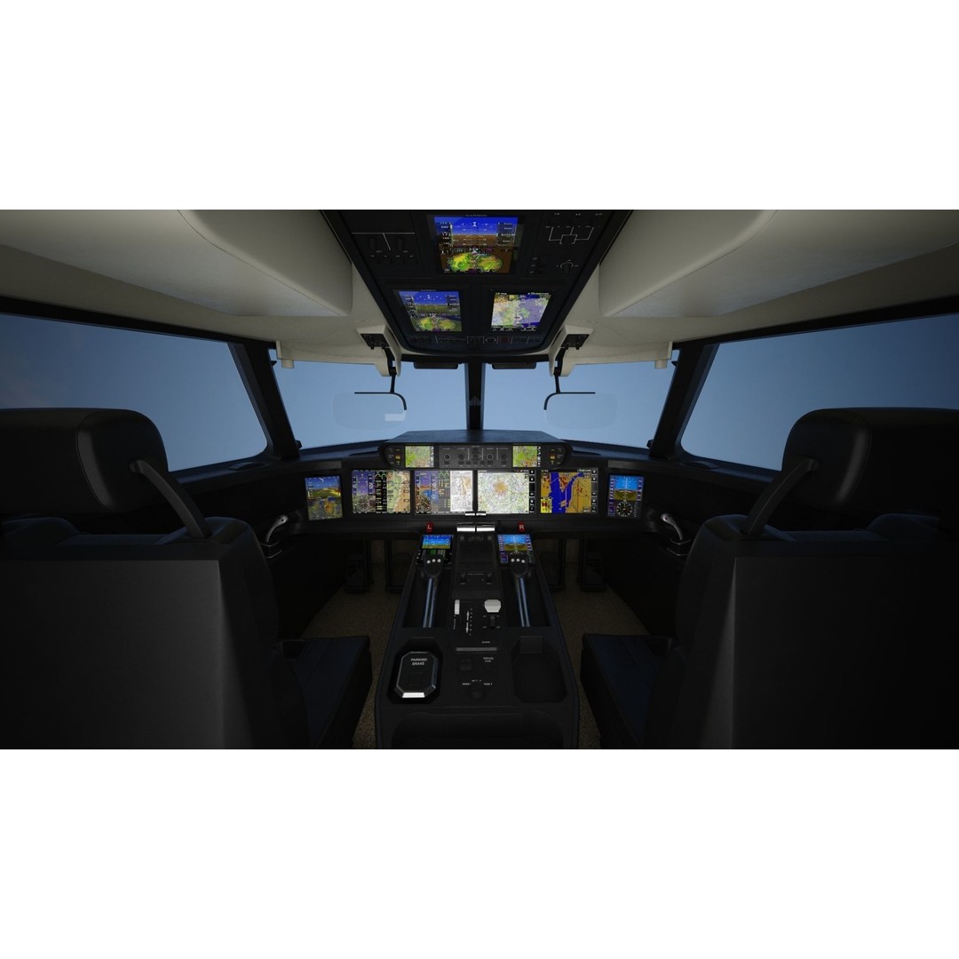 Gulfstream G800 3D Model – Large Business Jet, PBR, FBX - View 7