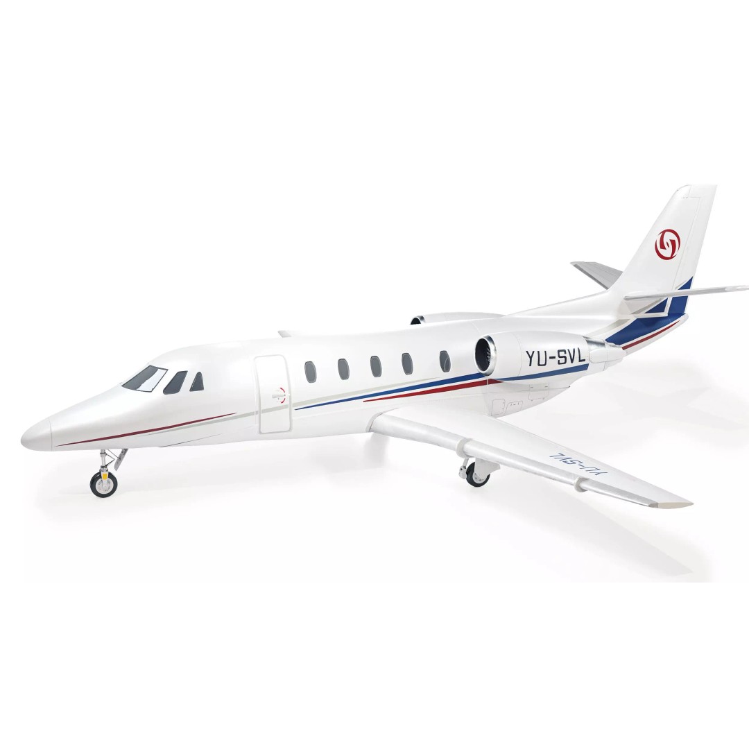 Cessna Citation XLS 3D Model – High Poly Aircraft for Animation, FBX - View 2