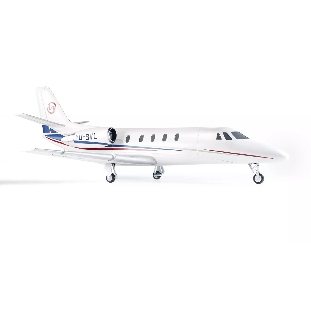 Cessna Citation XLS 3D Model – High Poly Aircraft for Animation, FBX - View 3