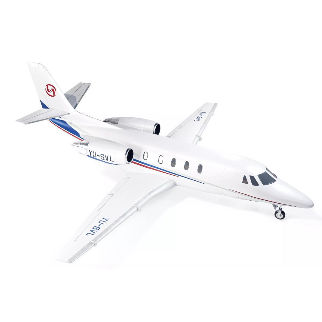 Cessna Citation XLS 3D Model – High Poly Aircraft for Animation, FBX - View 4