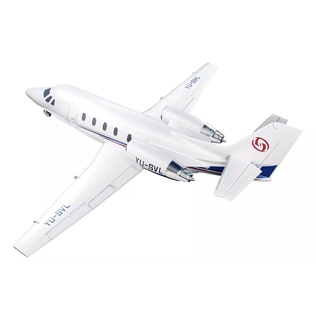 Cessna Citation XLS 3D Model – High Poly Aircraft for Animation, FBX - View 5