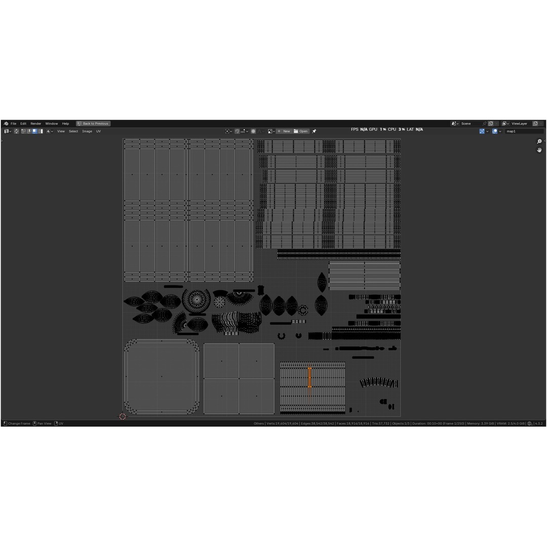 Hot Air Balloon 3D Model – PBR Game Asset, FBX, OBJ - View 18