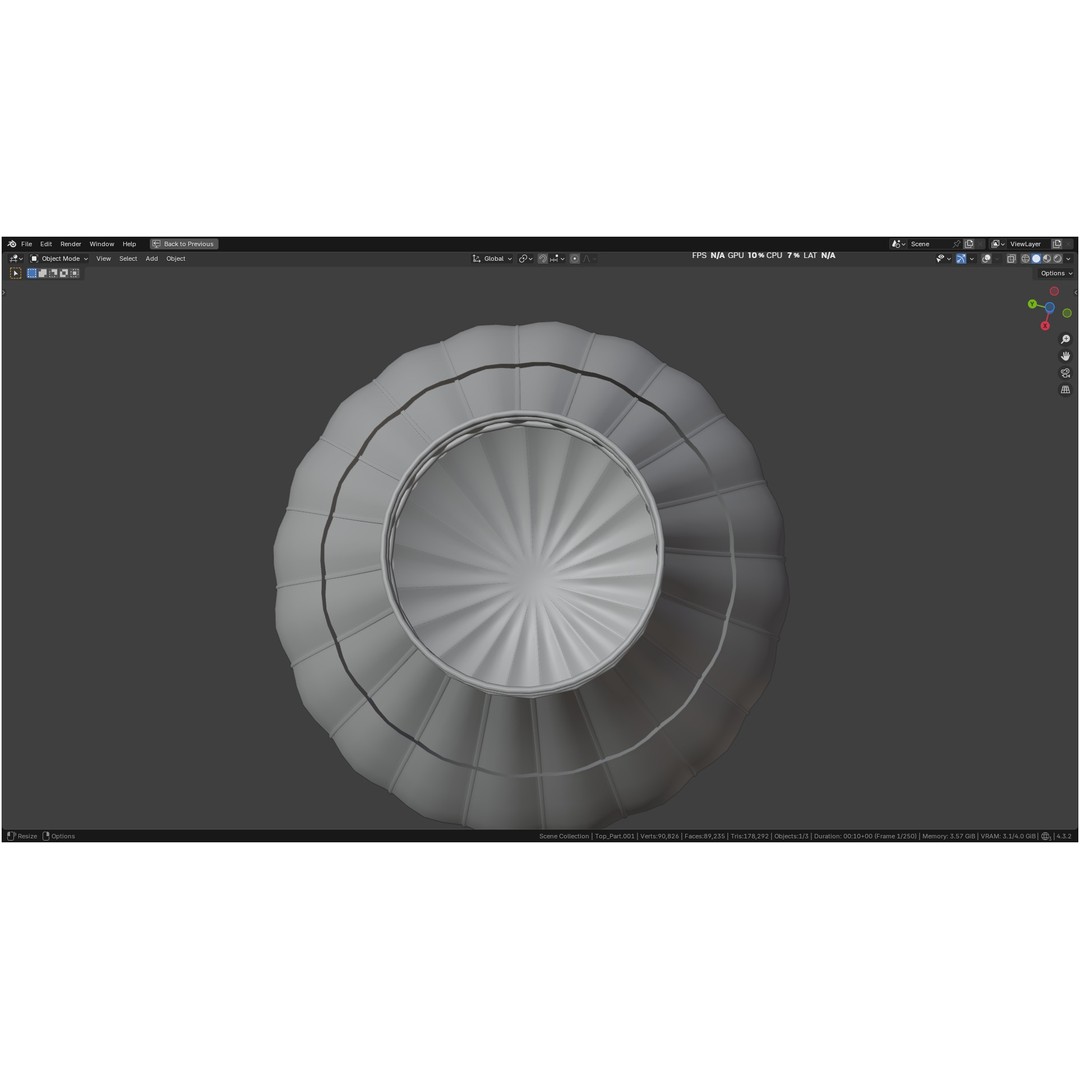 Hot Air Balloon 3D Model – PBR Game Asset, FBX, OBJ - View 34