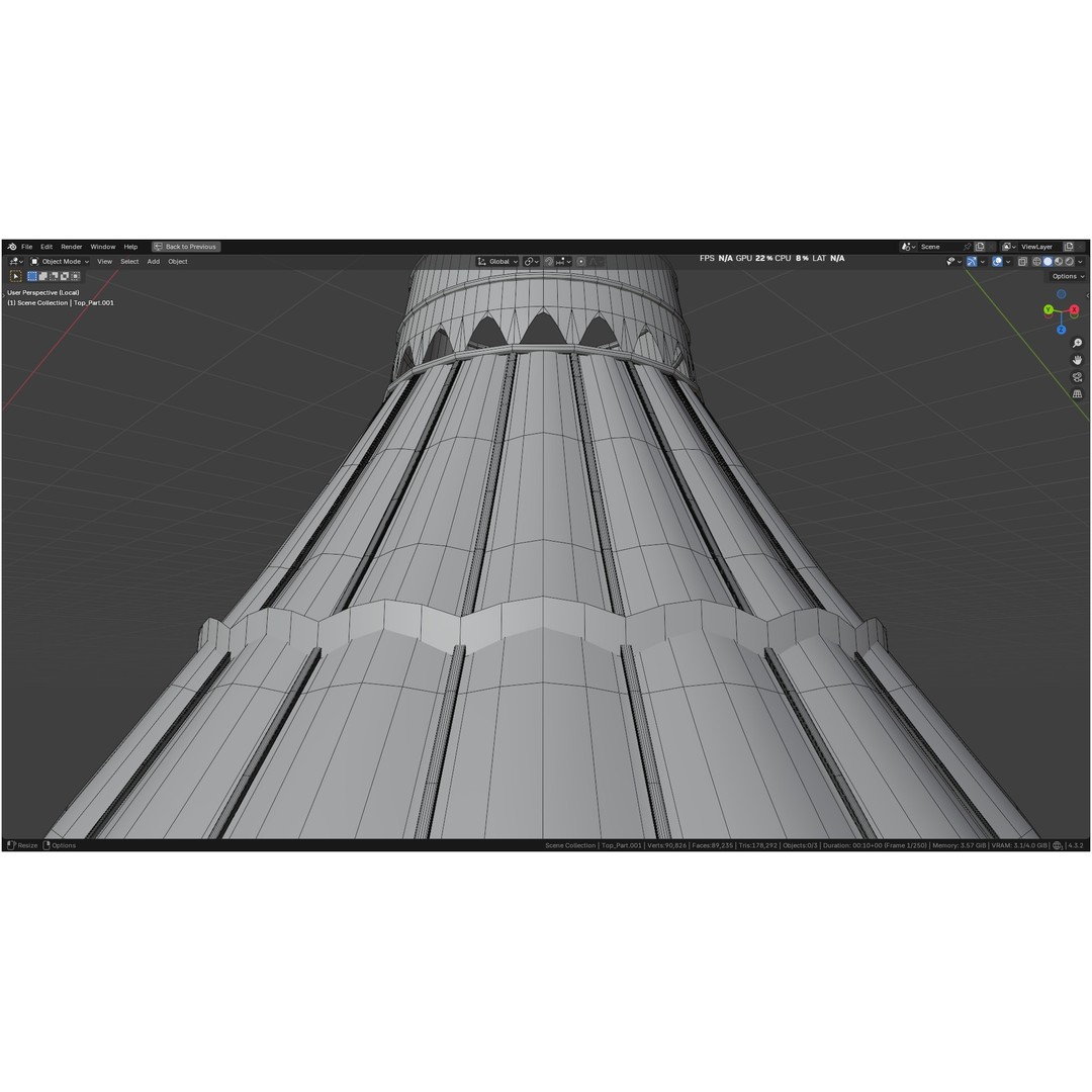 Hot Air Balloon 3D Model – PBR Game Asset, FBX, OBJ - View 63