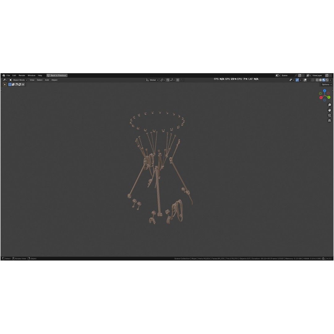 Hot Air Balloon 3D Model – PBR Game Asset, FBX, OBJ - View 80