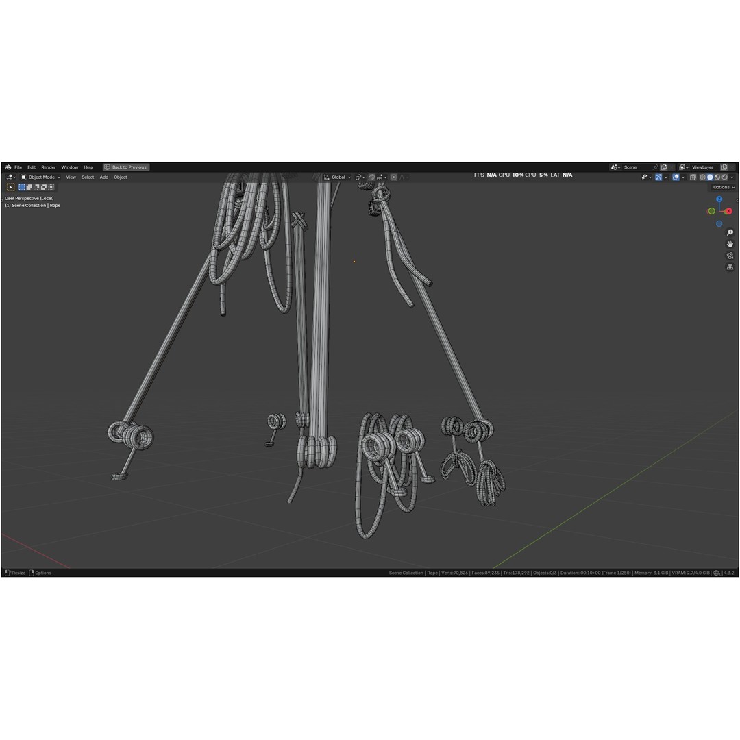 Hot Air Balloon 3D Model – PBR Game Asset, FBX, OBJ - View 83