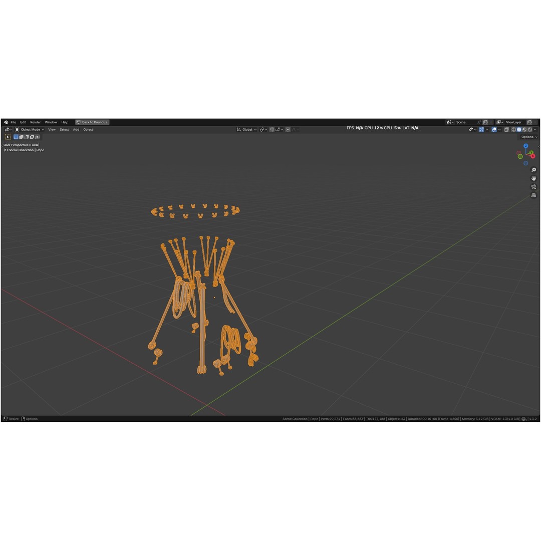 Hot Air Balloon 3D Model – PBR Game Asset, FBX, OBJ - View 84