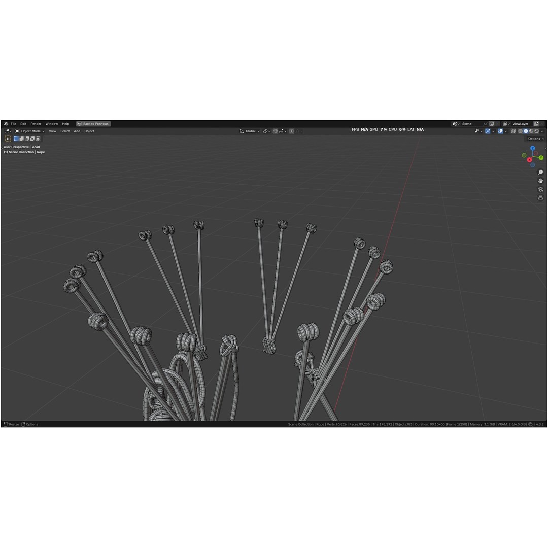 Hot Air Balloon 3D Model – PBR Game Asset, FBX, OBJ - View 86