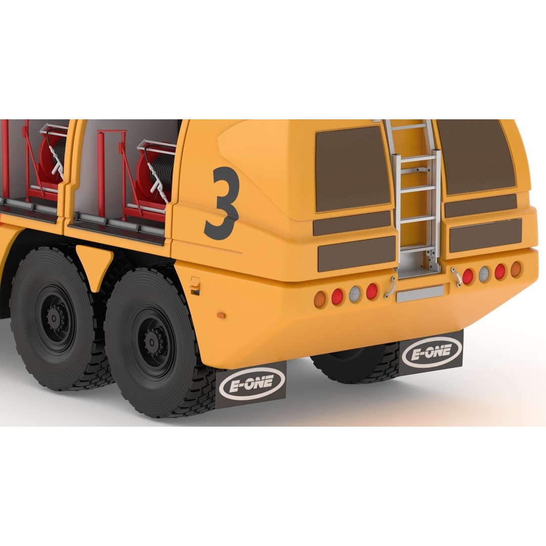 E-One Titan Crash Tender 3D Model – Detailed Fire Truck, FBX, OBJ - View 18