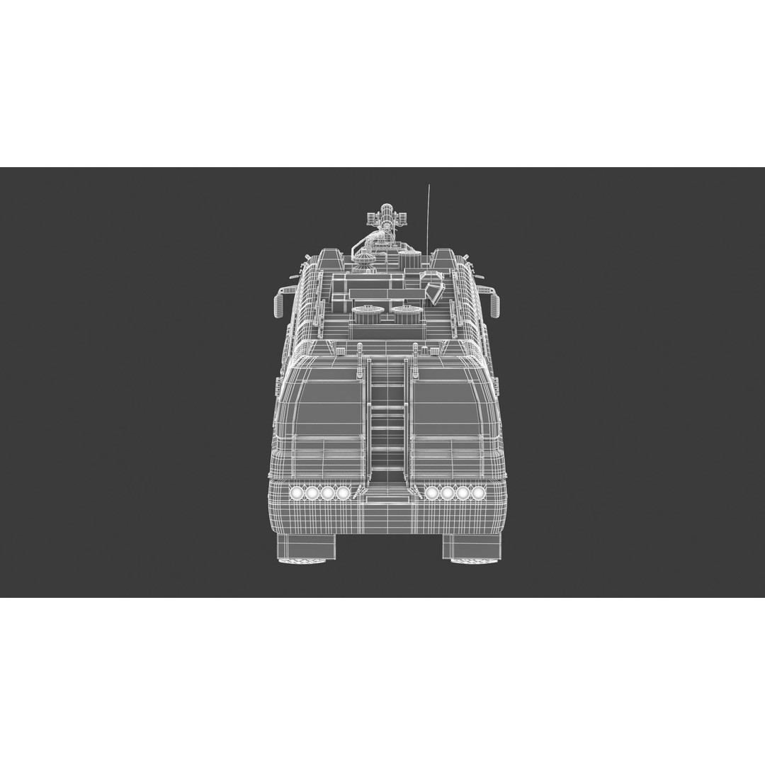 E-One Titan Crash Tender 3D Model – Detailed Fire Truck, FBX, OBJ - View 31