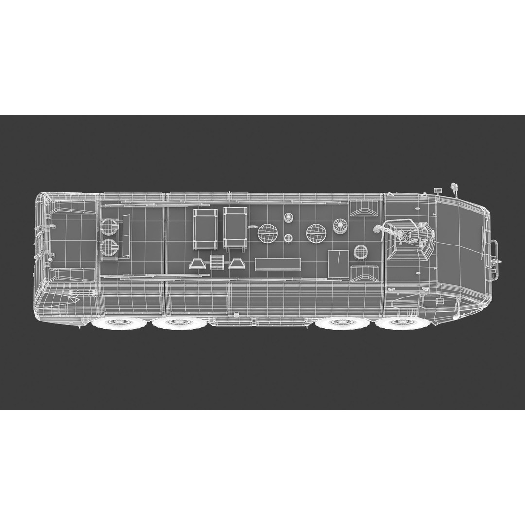 E-One Titan Crash Tender 3D Model – Detailed Fire Truck, FBX, OBJ - View 35