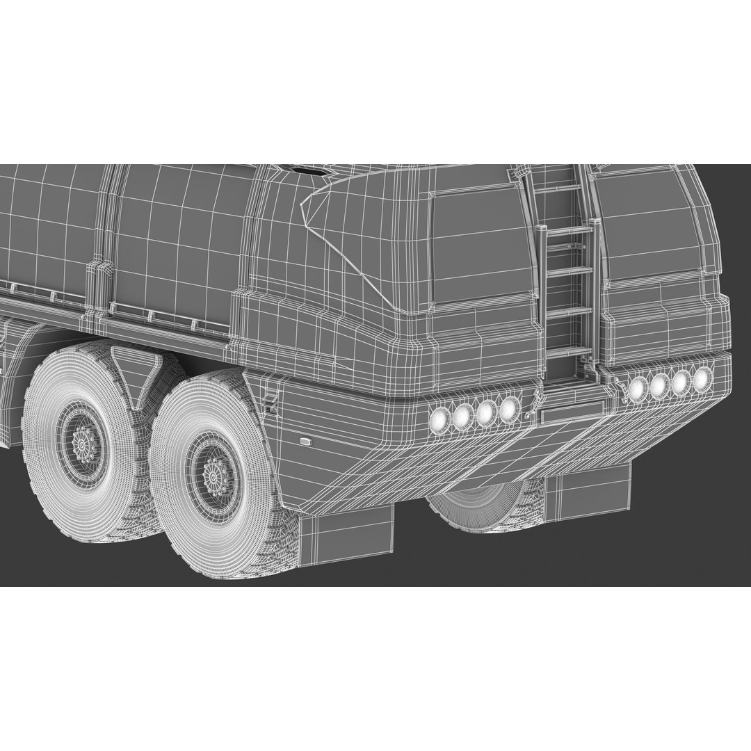 E-One Titan Crash Tender 3D Model – Detailed Fire Truck, FBX, OBJ - View 42