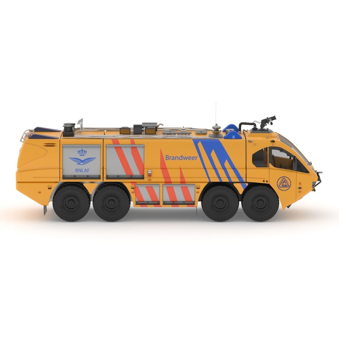 E-One Titan Crash Tender 3D Model – Detailed Fire Truck, FBX, OBJ - View 5