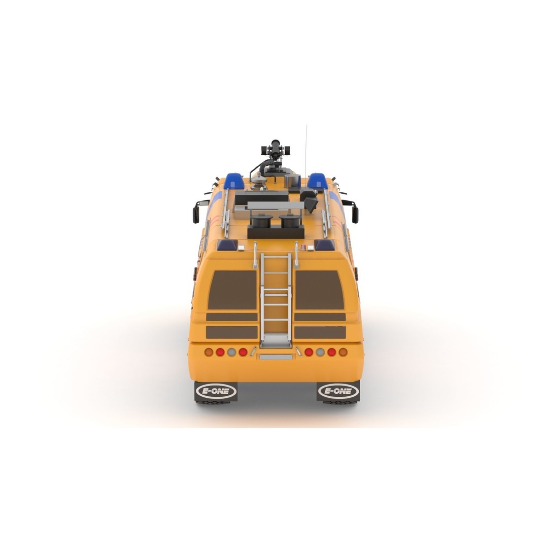 E-One Titan Crash Tender 3D Model – Detailed Fire Truck, FBX, OBJ - View 7