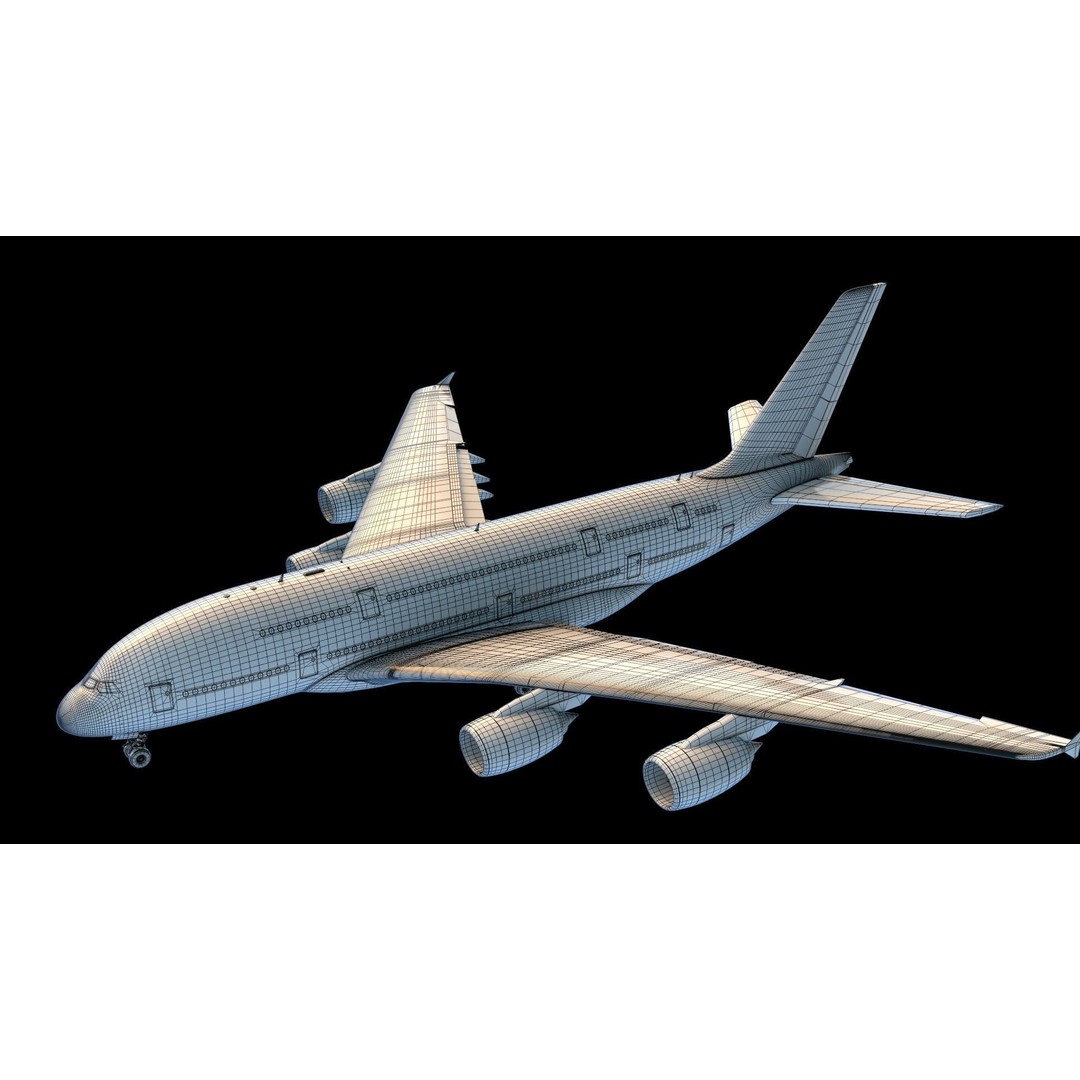 SKYFLY Airplane 3D Model – High Poly PBR Jet Asset, FBX - View 11