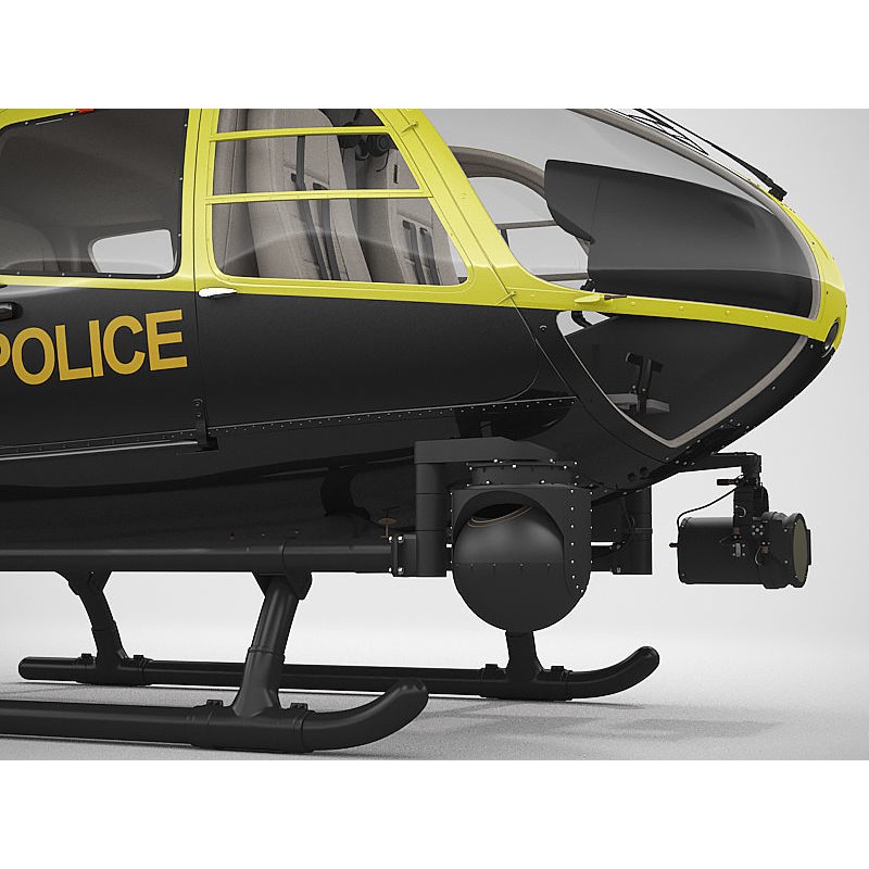 Eurocopter EC135 Police 3D Model – High Poly Animated Helicopter, FBX - View 12