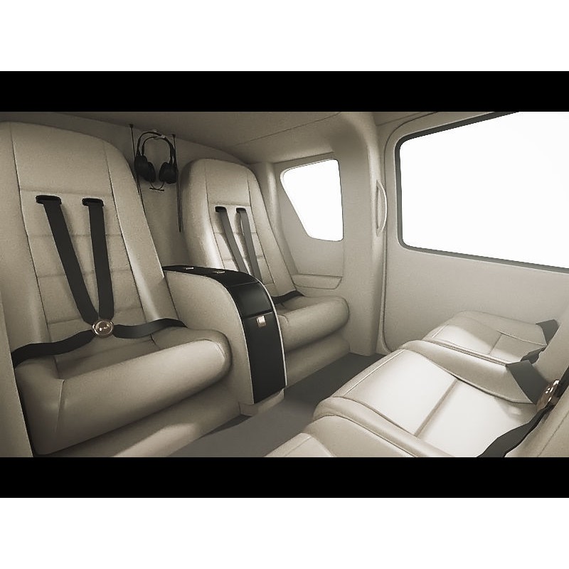 Eurocopter EC135 Police 3D Model – High Poly Animated Helicopter, FBX - View 15