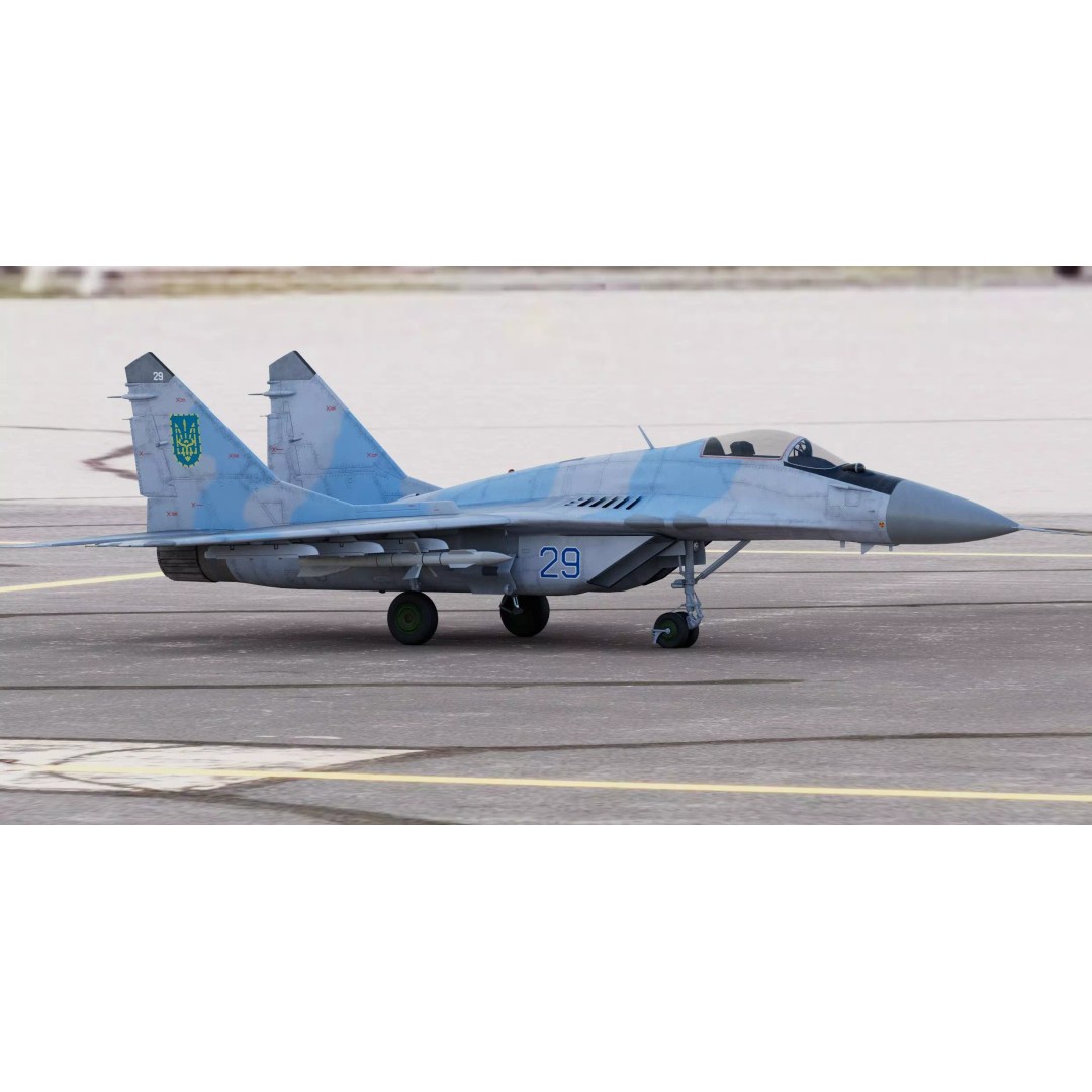 Mikoyan MiG-29 Fulcrum 3D Model – Realistic Fighter Jet, Game Ready, FBX - View 6