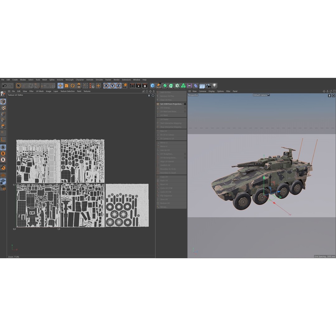 Boxer CRV Armoured Fighting Vehicle 3D Model – Low Poly Game Asset, FBX - View 11