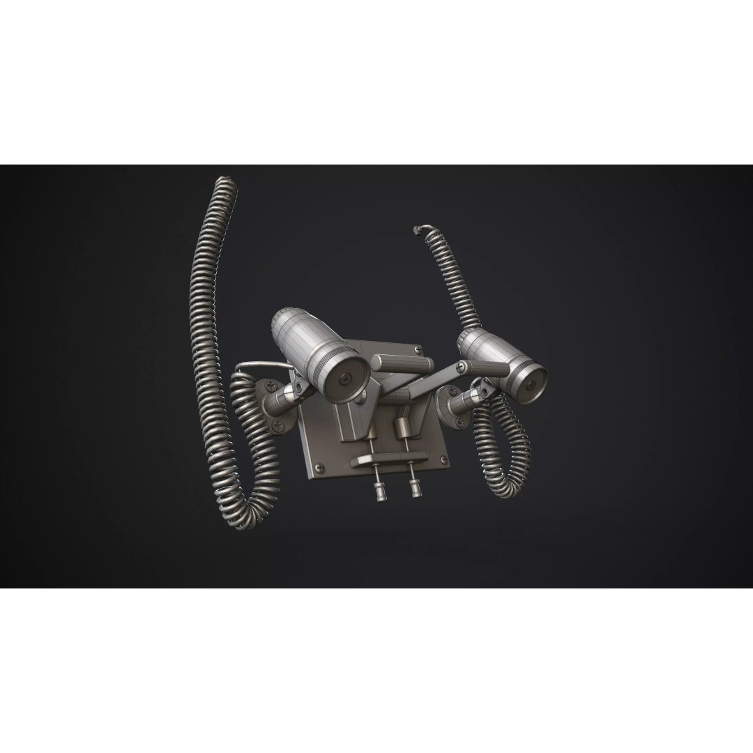 MH-6 Little Bird Cockpit 3D Model – High Poly Aircraft Interior Kit - View 28
