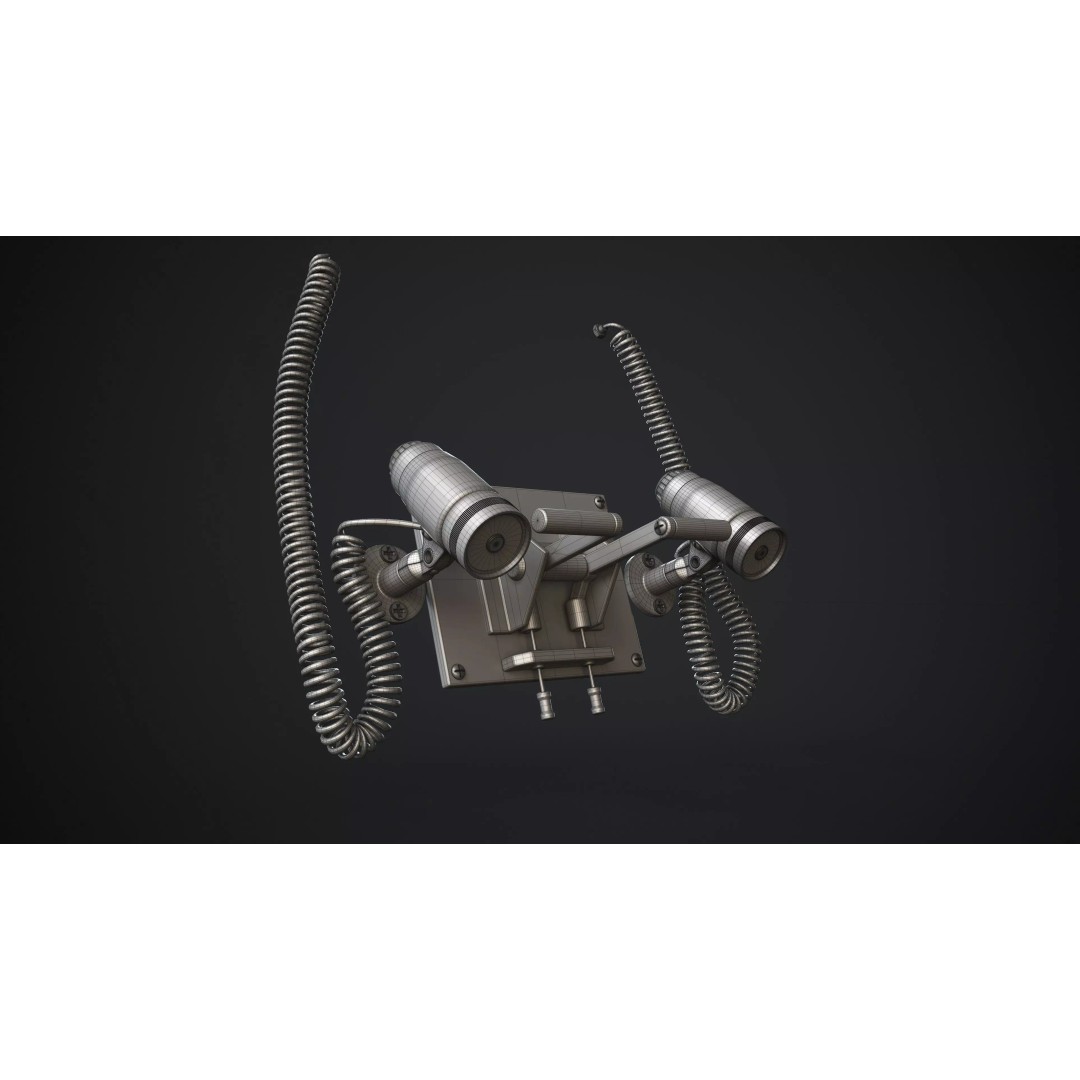 MH-6 Little Bird Cockpit 3D Model – High Poly Aircraft Interior Kit - View 29