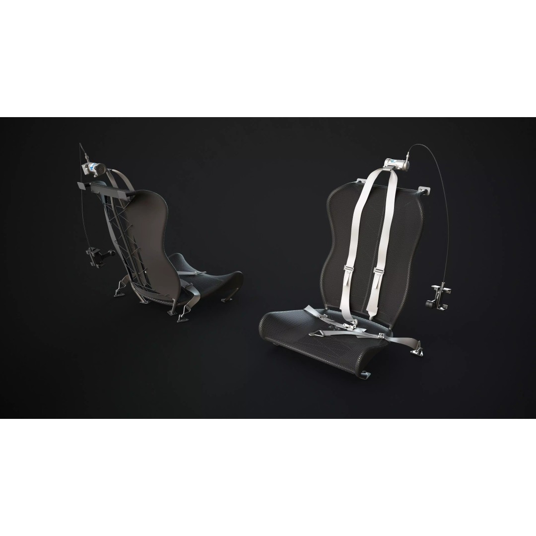 MH-6 Little Bird Cockpit 3D Model – High Poly Aircraft Interior Kit - View 7