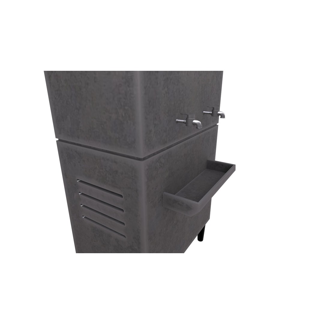 Water Cooler 3D Model – Low Poly Game Ready Asset, PBR Textures - View 22