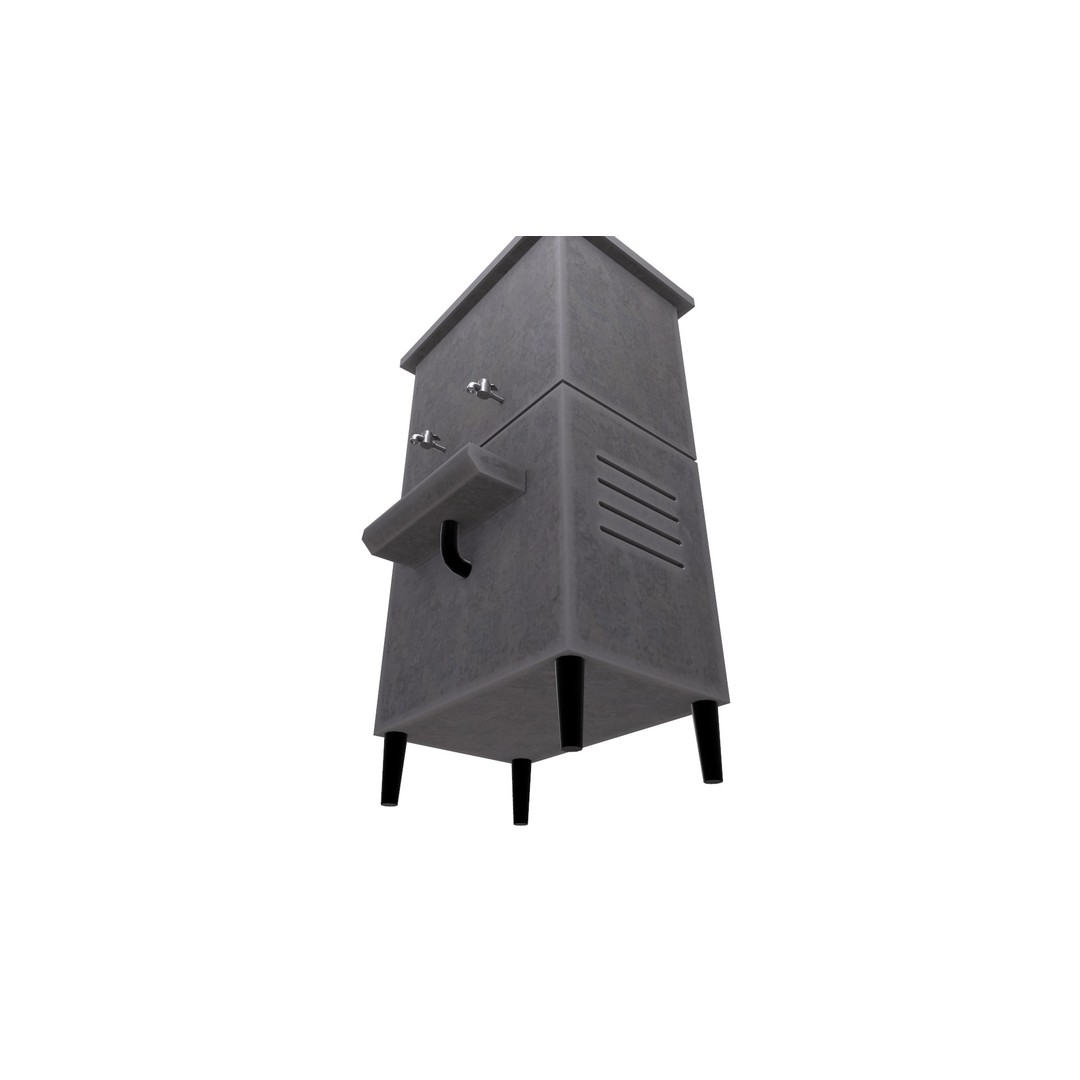 Water Cooler 3D Model – Low Poly Game Ready Asset, PBR Textures - View 23