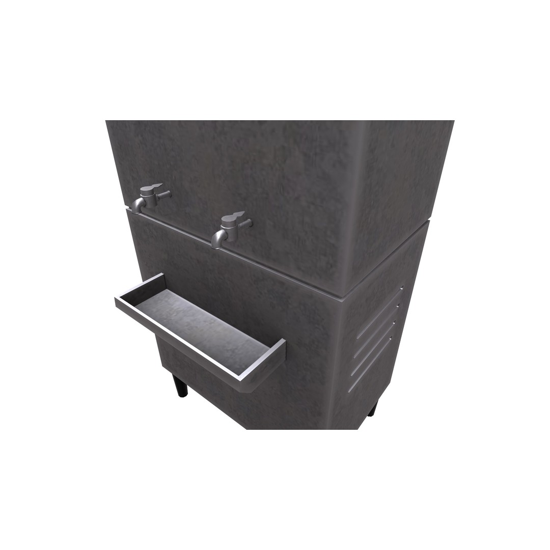 Water Cooler 3D Model – Low Poly Game Ready Asset, PBR Textures - View 25