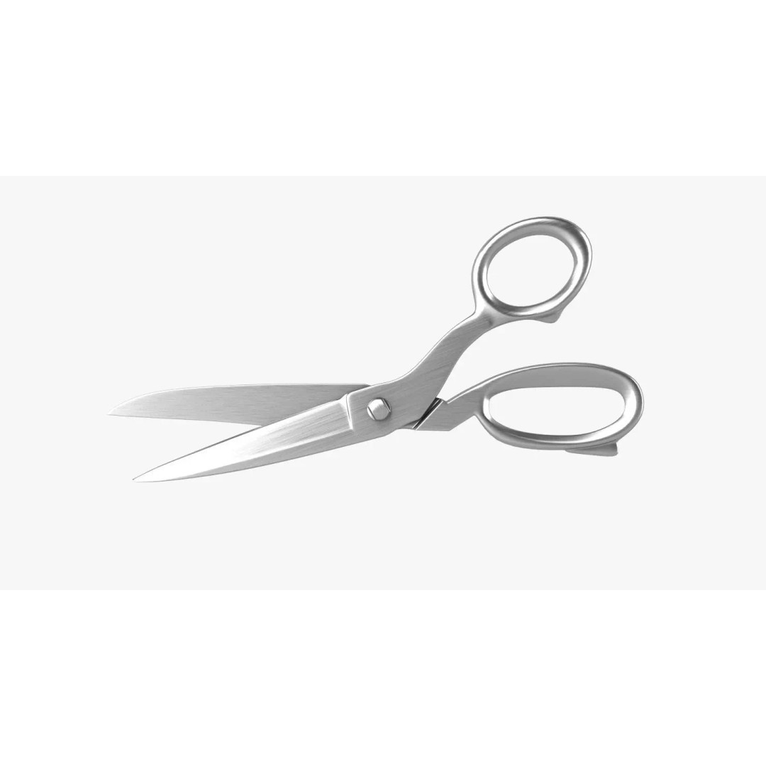Scissors 3D Model – High Res Tool for Realistic Rendering, FBX, OBJ - View 2