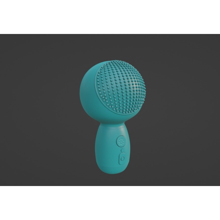 Electric Handheld Massager 3D Model – Low Poly PBR Household Tool, FBX - View 3