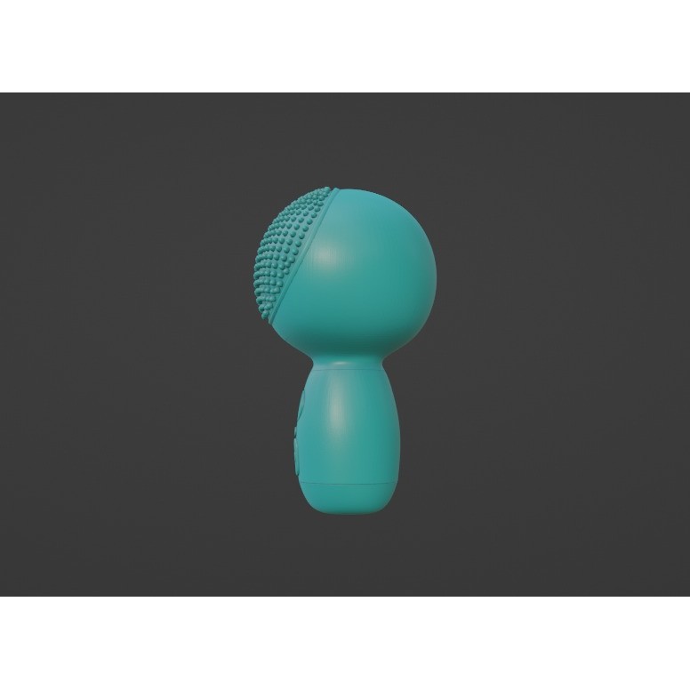 Electric Handheld Massager 3D Model – Low Poly PBR Household Tool, FBX - View 4