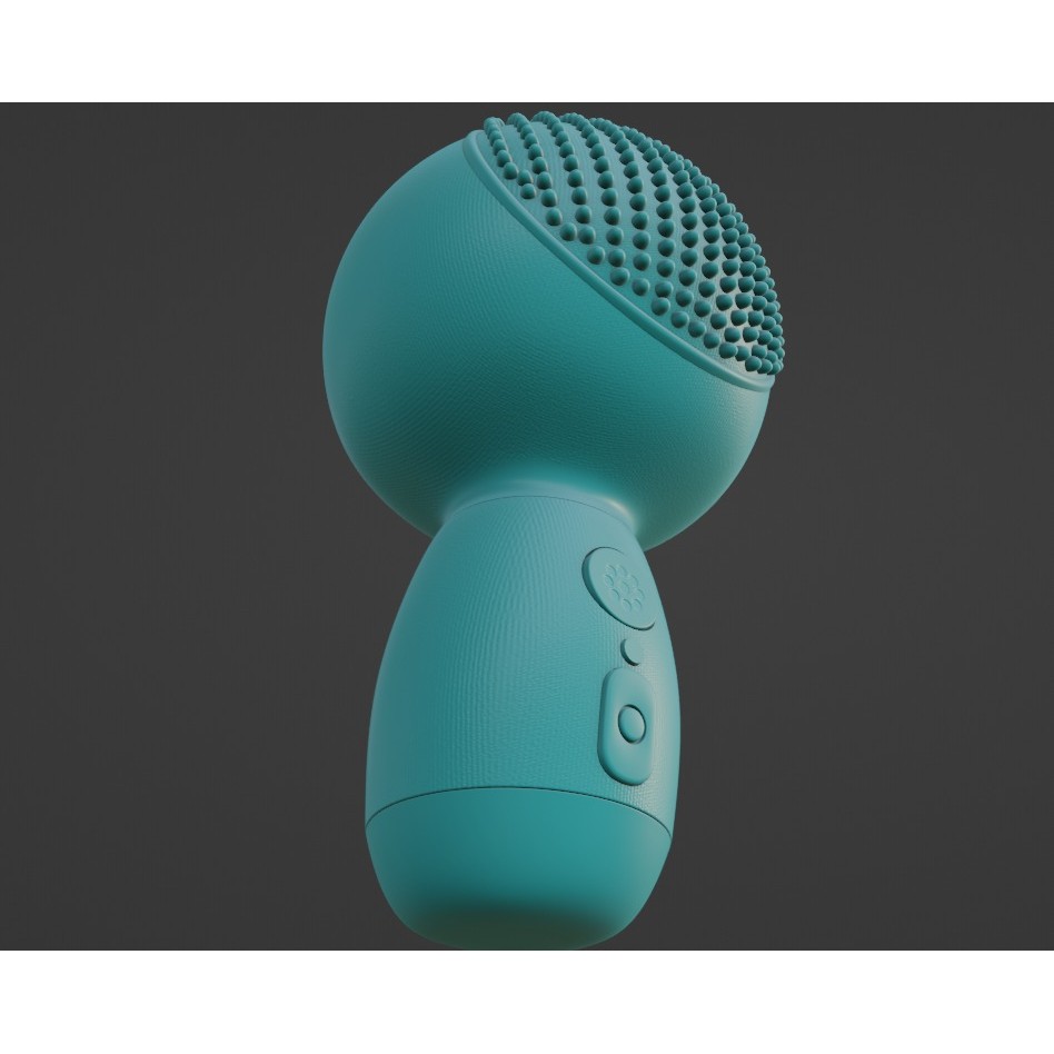 Electric Handheld Massager 3D Model – Low Poly PBR Household Tool, FBX - View 6