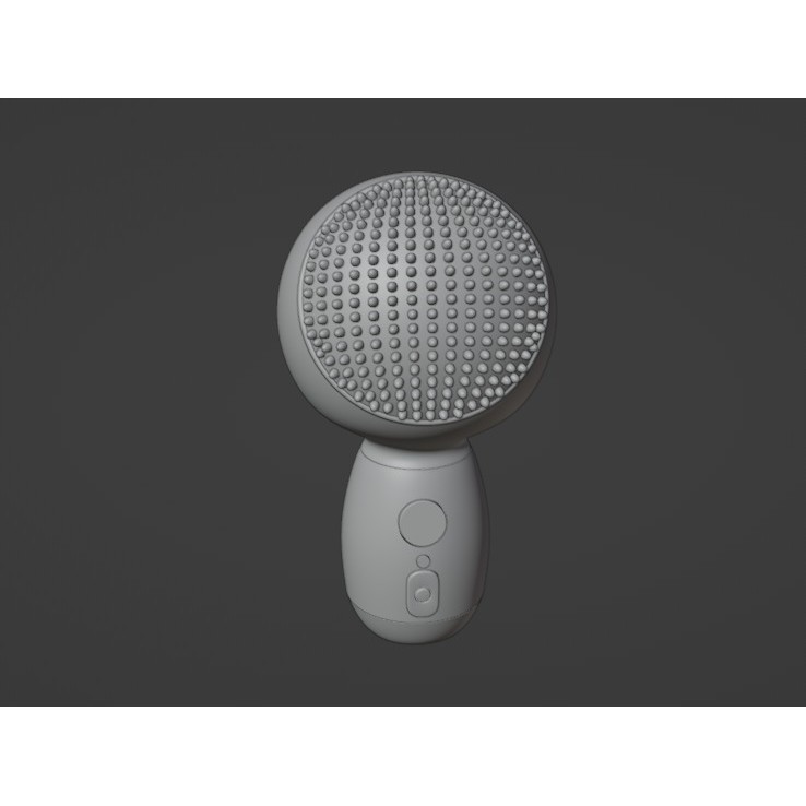Electric Handheld Massager 3D Model – Low Poly PBR Household Tool, FBX - View 7