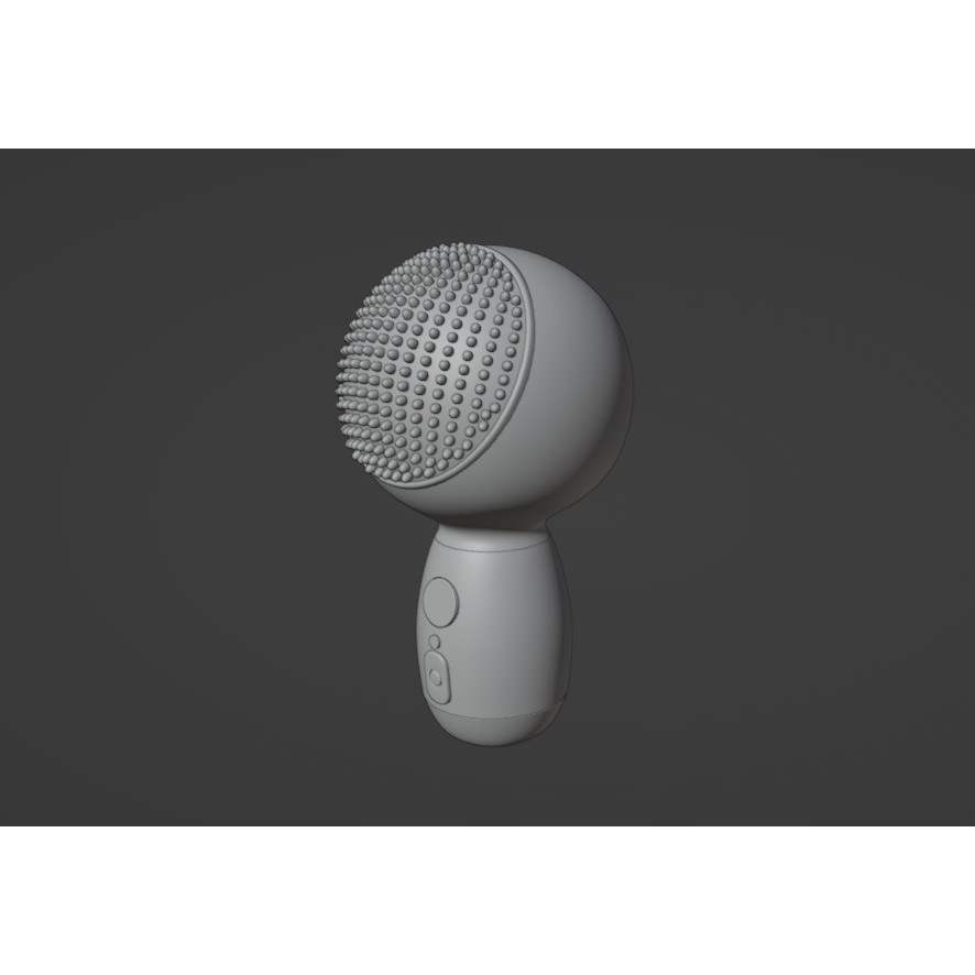 Electric Handheld Massager 3D Model – Low Poly PBR Household Tool, FBX - View 8