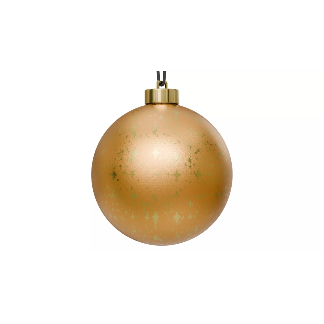 Christmas Ball 3D Model – Low Poly Ornament Collection, FBX, OBJ - View 16