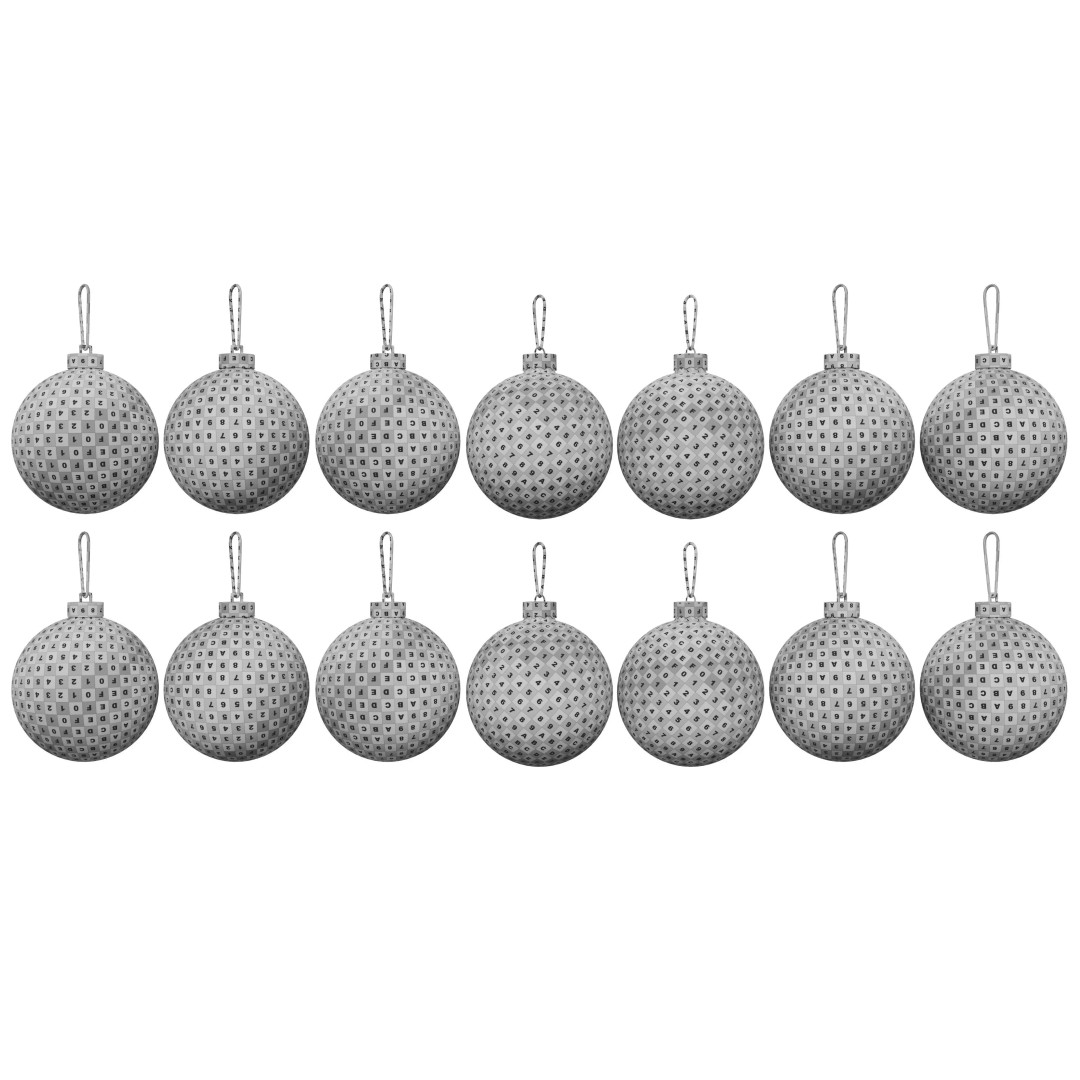 Christmas Ball 3D Model – Low Poly Ornament Collection, FBX, OBJ - View 23