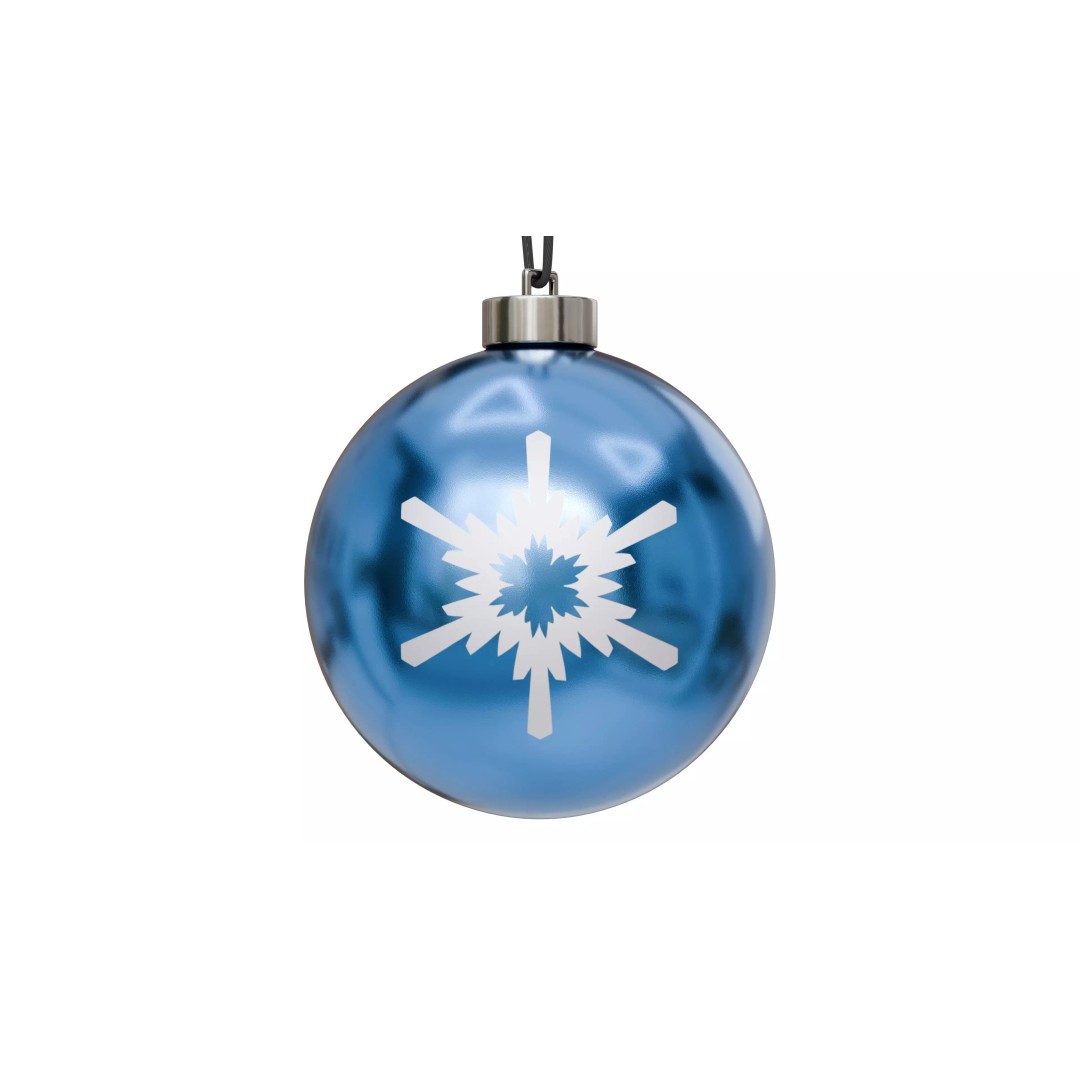 Christmas Ball 3D Model – Low Poly Ornament Collection, FBX, OBJ - View 7