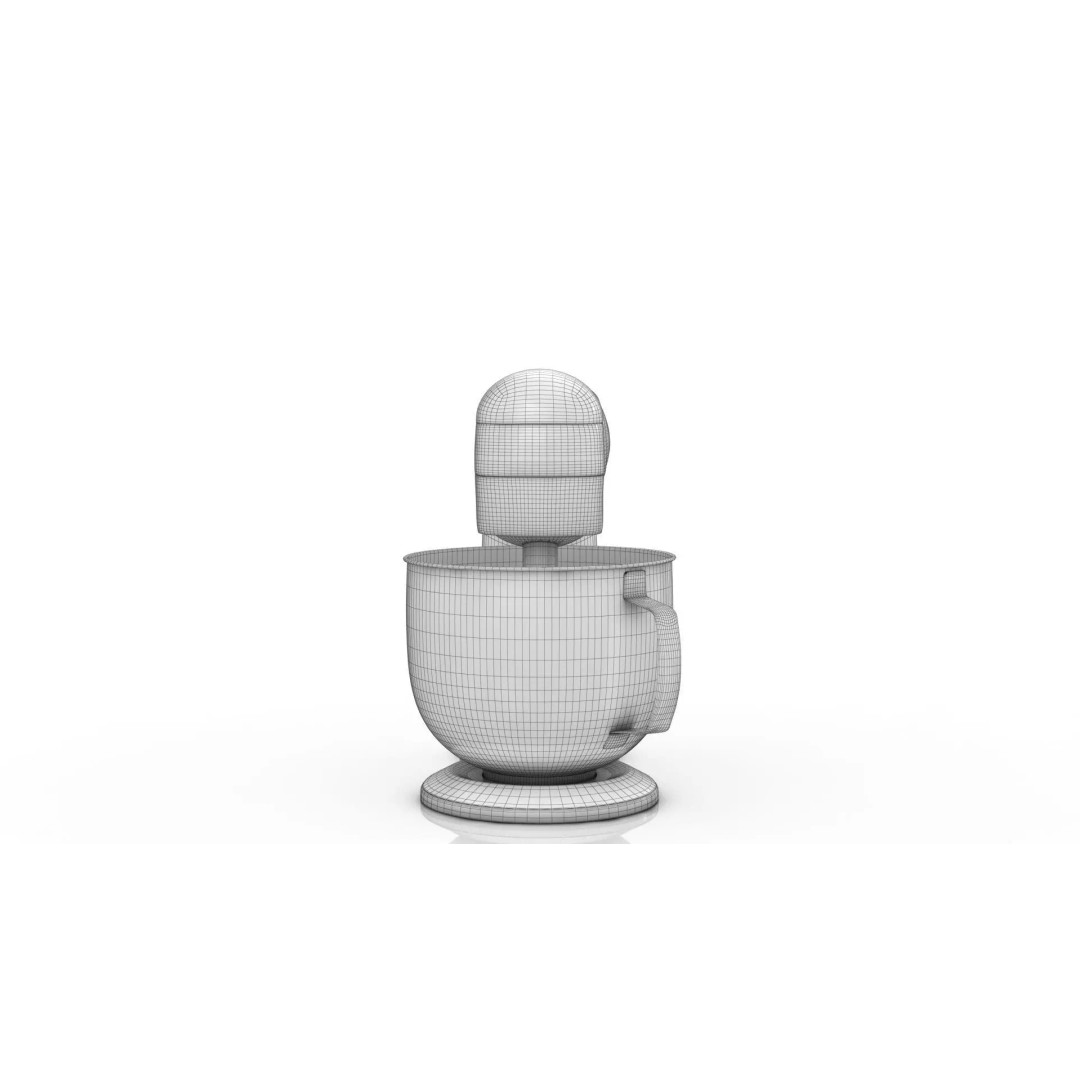 Stand Mixer 3D Model – PBR Kitchen Appliance, FBX, OBJ, Blender - View 12