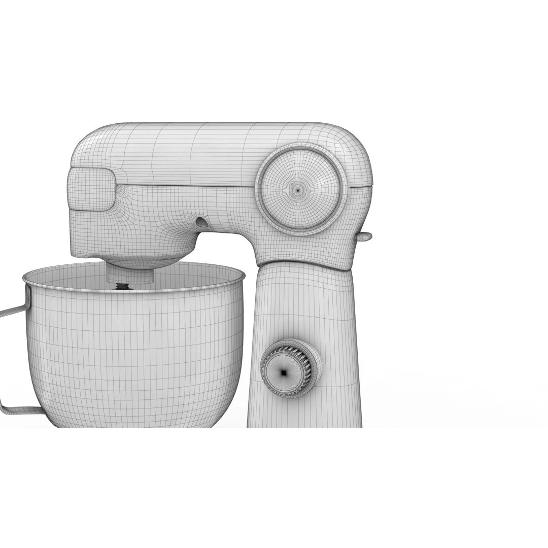 Stand Mixer 3D Model – PBR Kitchen Appliance, FBX, OBJ, Blender - View 13