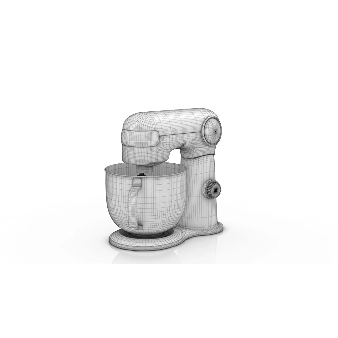 Stand Mixer 3D Model – PBR Kitchen Appliance, FBX, OBJ, Blender - View 16