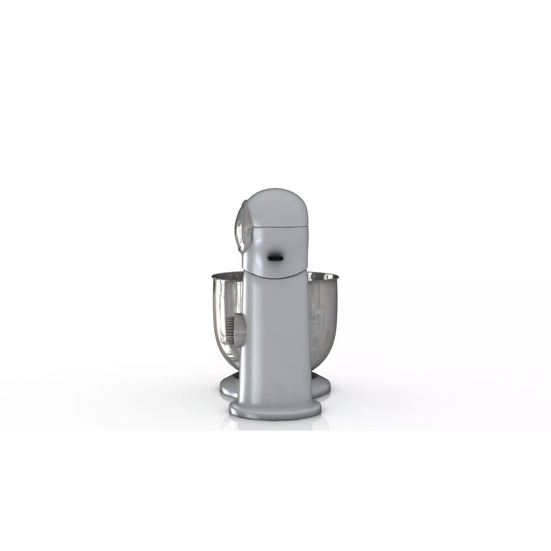 Stand Mixer 3D Model – PBR Kitchen Appliance, FBX, OBJ, Blender - View 6