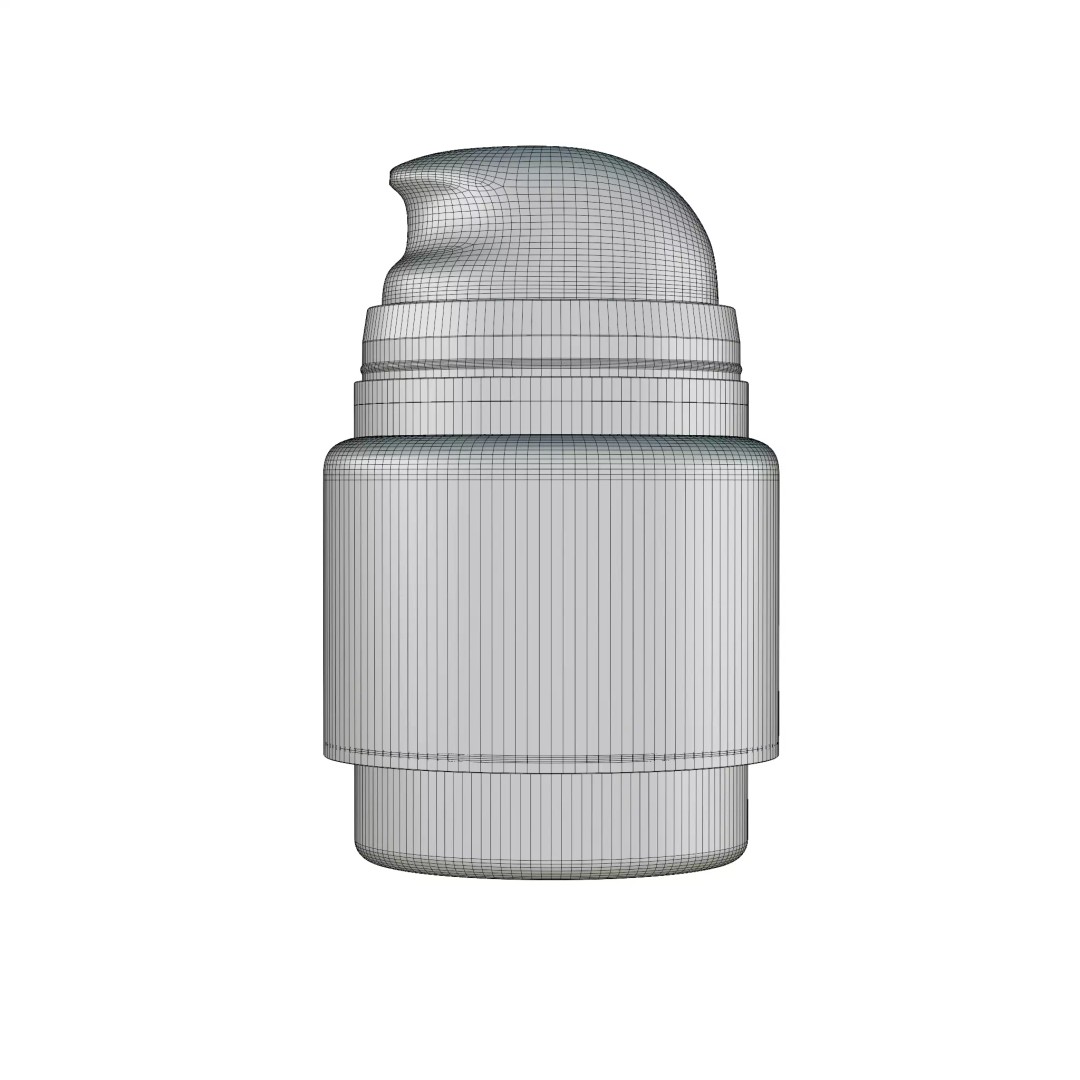 Airless Pump Dispenser Bottle 3D Model – PBR Textured, FBX Format