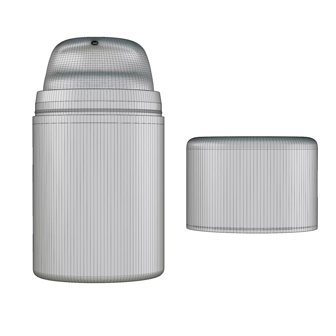 Airless Pump Dispenser Bottle 3D Model – PBR Textured, FBX Format - View 19